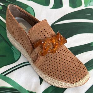 * Dolce Vita Brown Espadrilles with Amber Accent